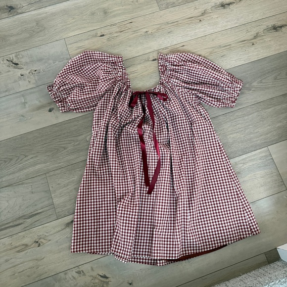 bohme Dresses & Skirts - Bohme Red and White Gingham Mini Dress
